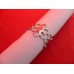 Flowers Design Silver Colour Napkin Ring Sets